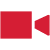 An icon showing a video camera